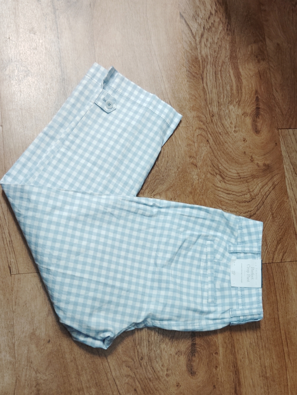 Talbots Light Blue Gingham Swim Board Shorts